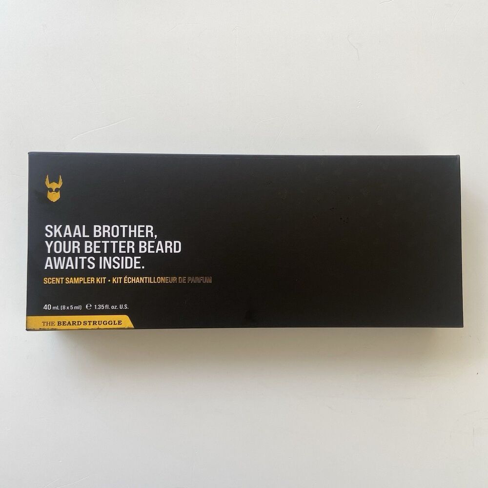The Beard Struggle Beard Oil Scent Sampler Kit 8-in-1 8 Premium Viking Beard Oil